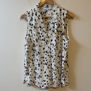Cleo Petites Women's Sleeveless Patterned Blouse